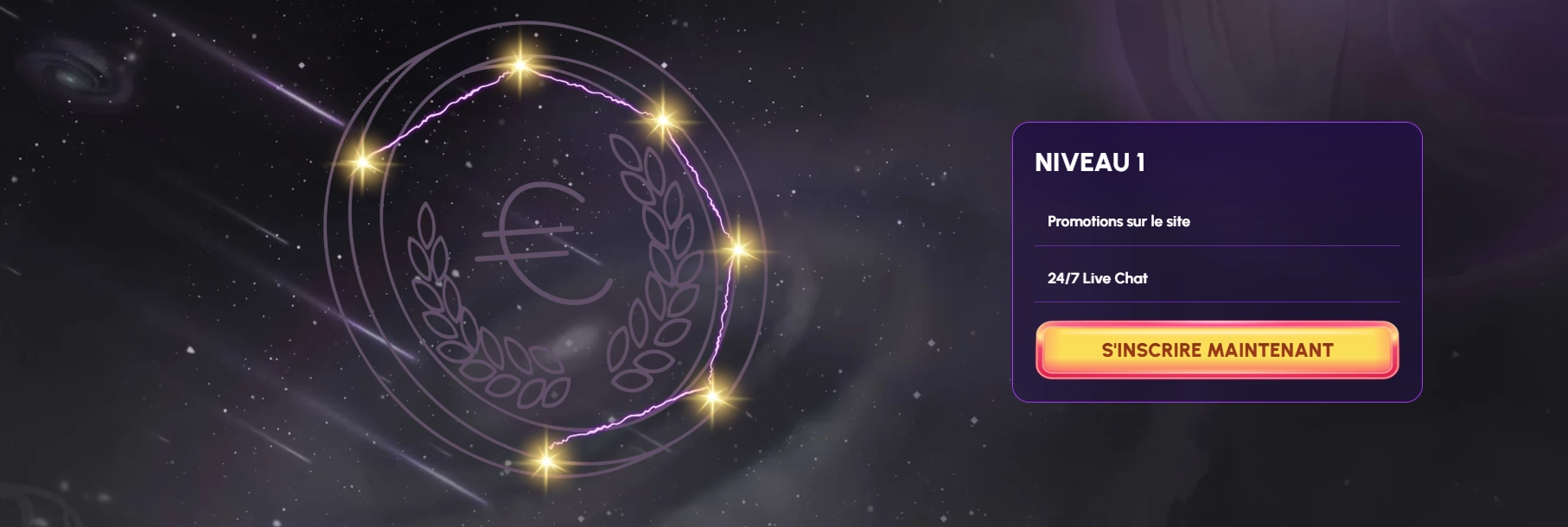 Niveau VIP 1 chez NovaJackpot