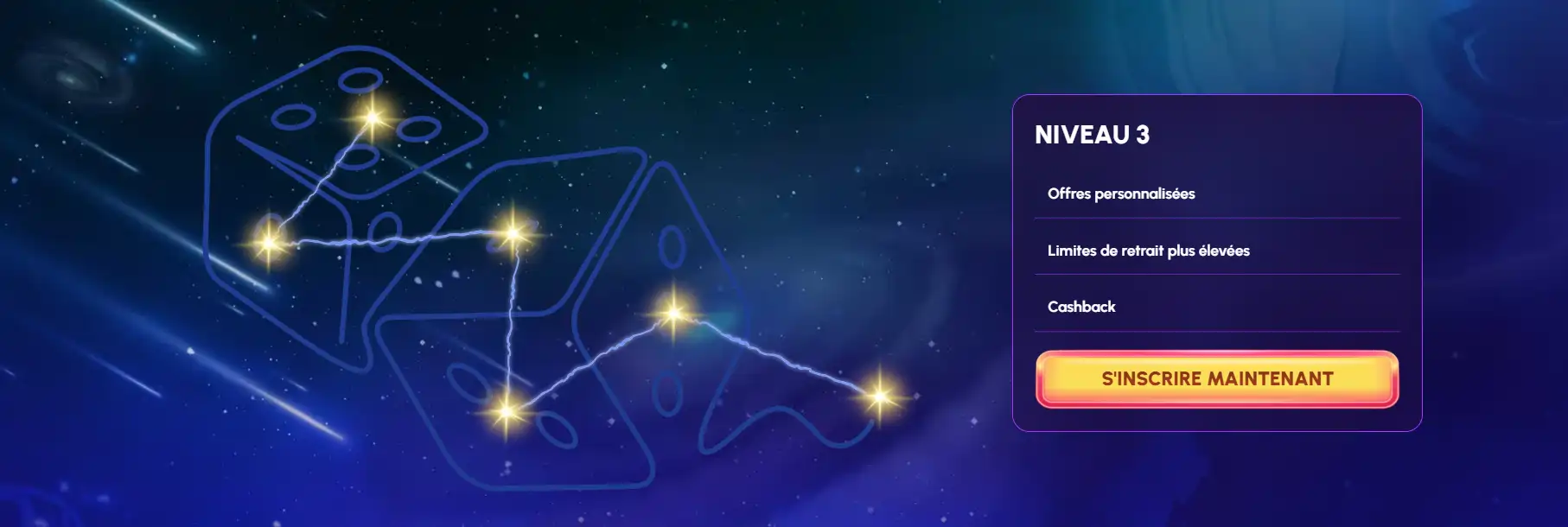 Niveau VIP 3 chez NovaJackpot