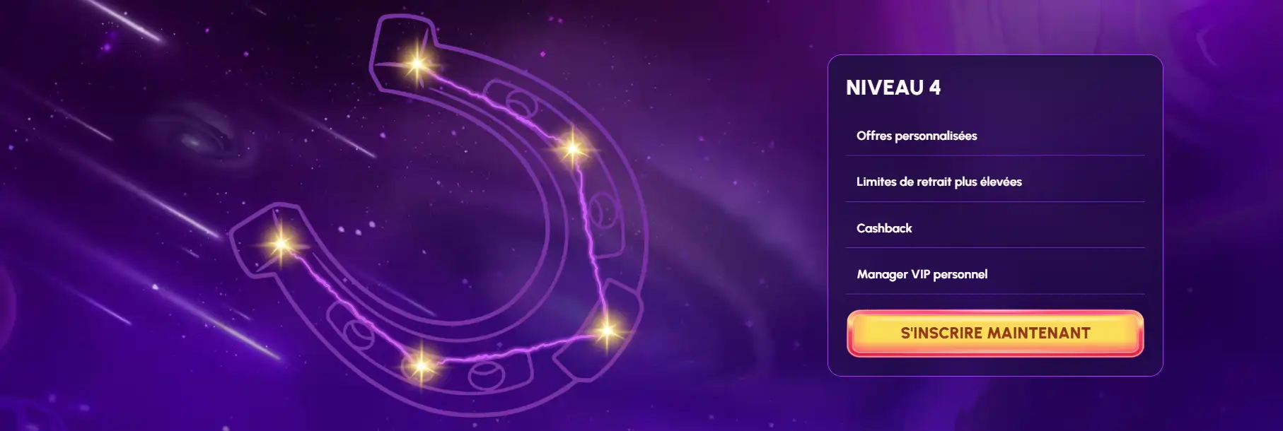 Niveau VIP 4 chez NovaJackpot