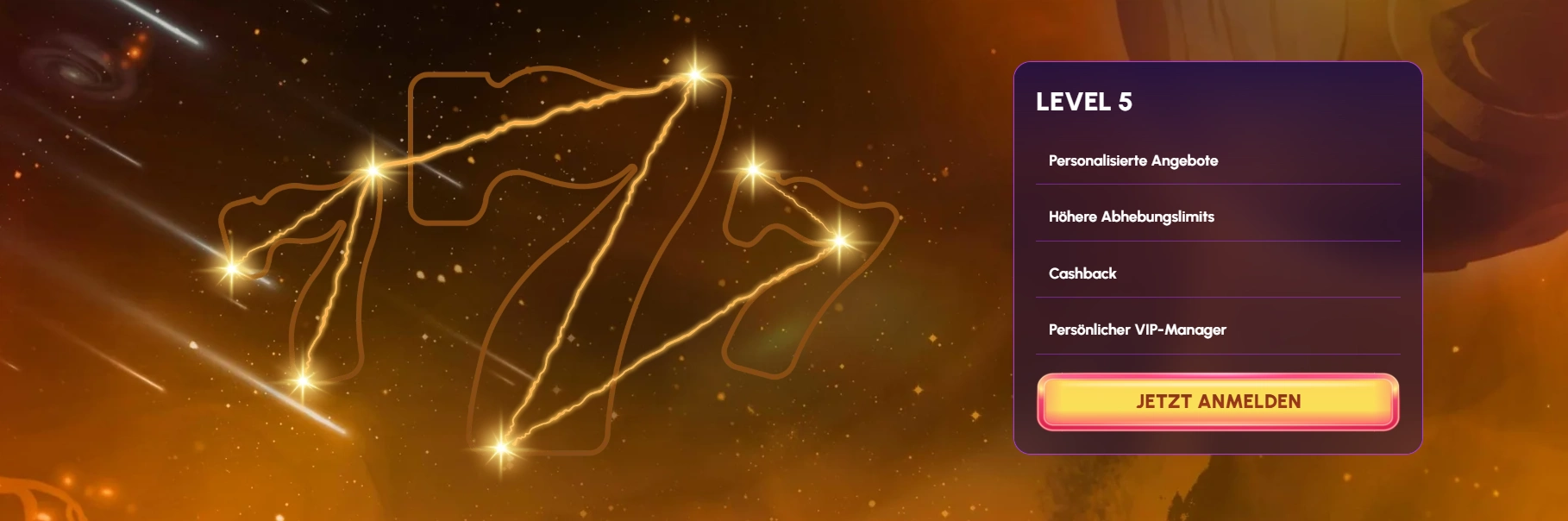 VIP-Stufe 5 Belohnung bei NovaJackpot Casino