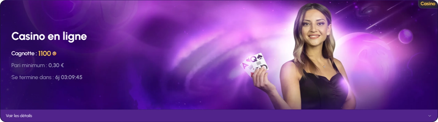 Tournoi Casino en ligne NovaJackpot